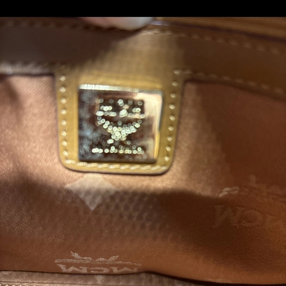 Authentic MCM Cognac Boston Leather Satchel Handbag - Picture 13 of 15